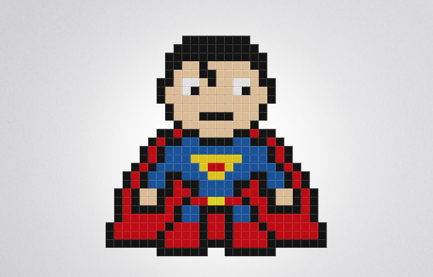 super héros pixel art