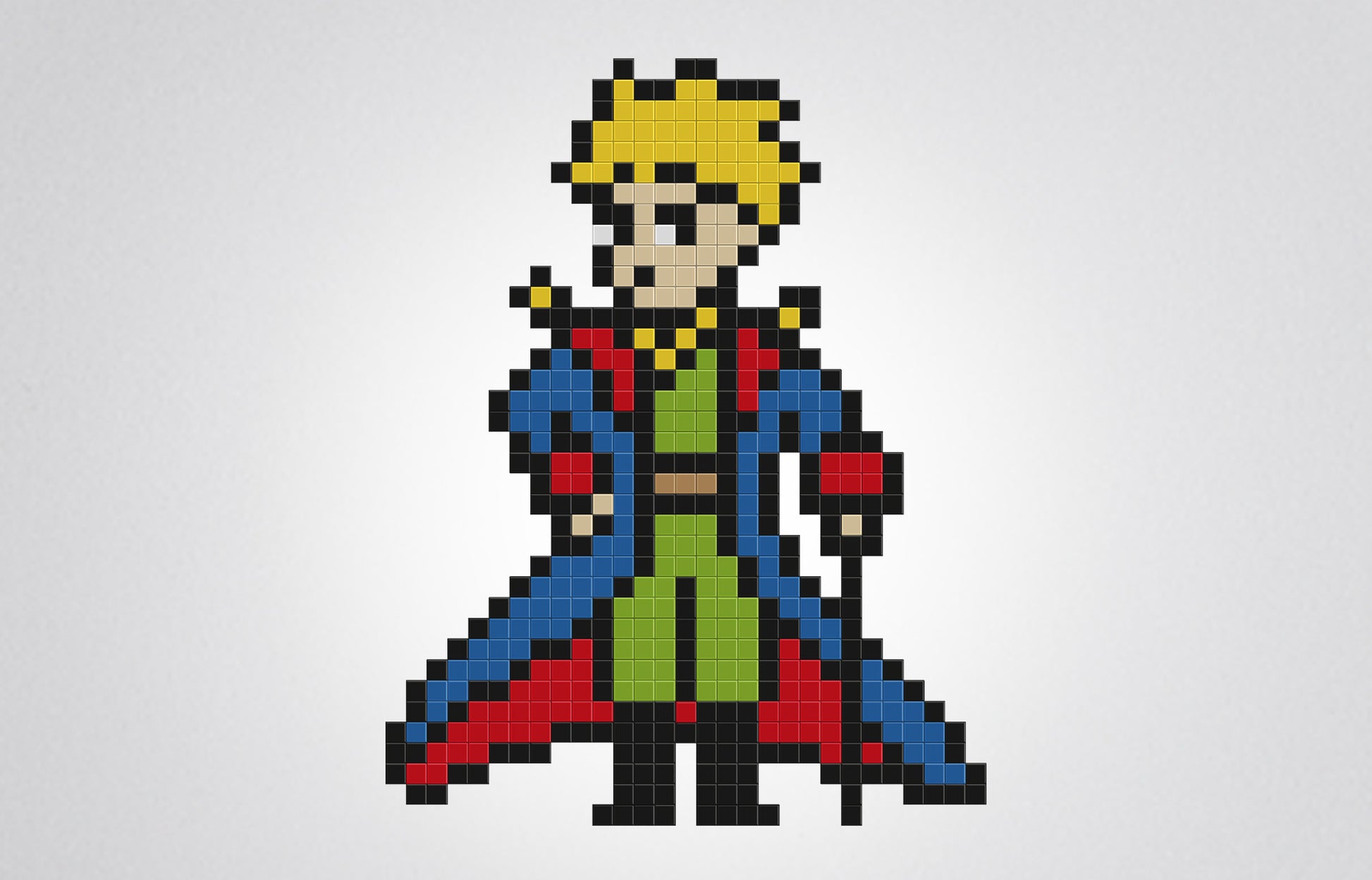 mosaïque pixel art le petit prince