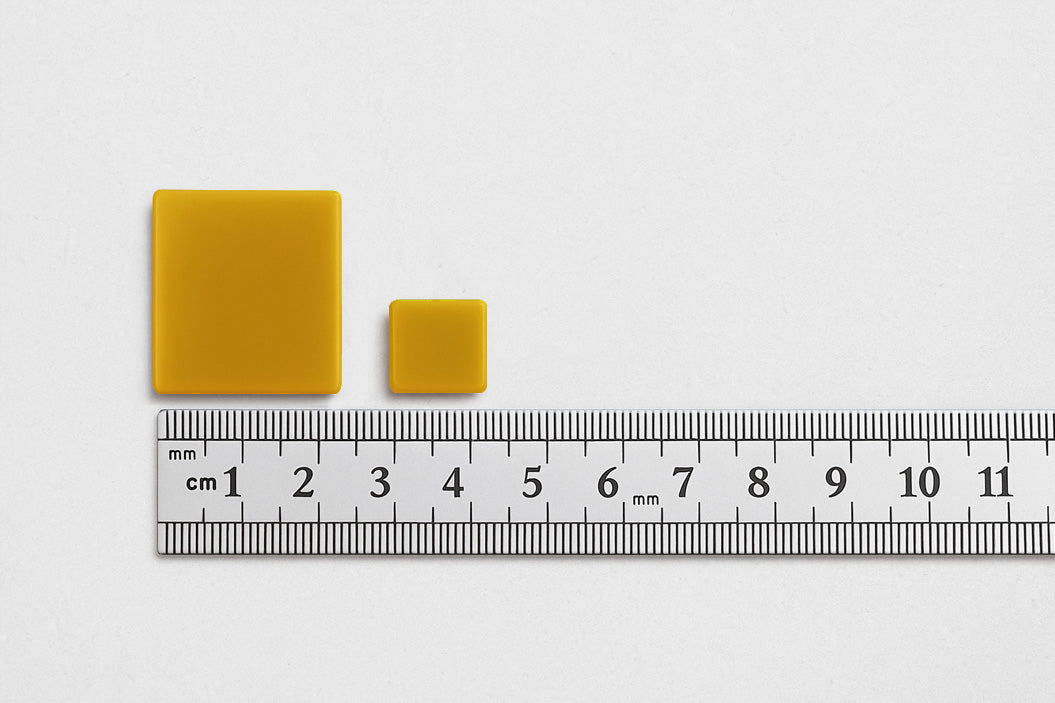 dimensions tesselles jaune mosaïque pixel art