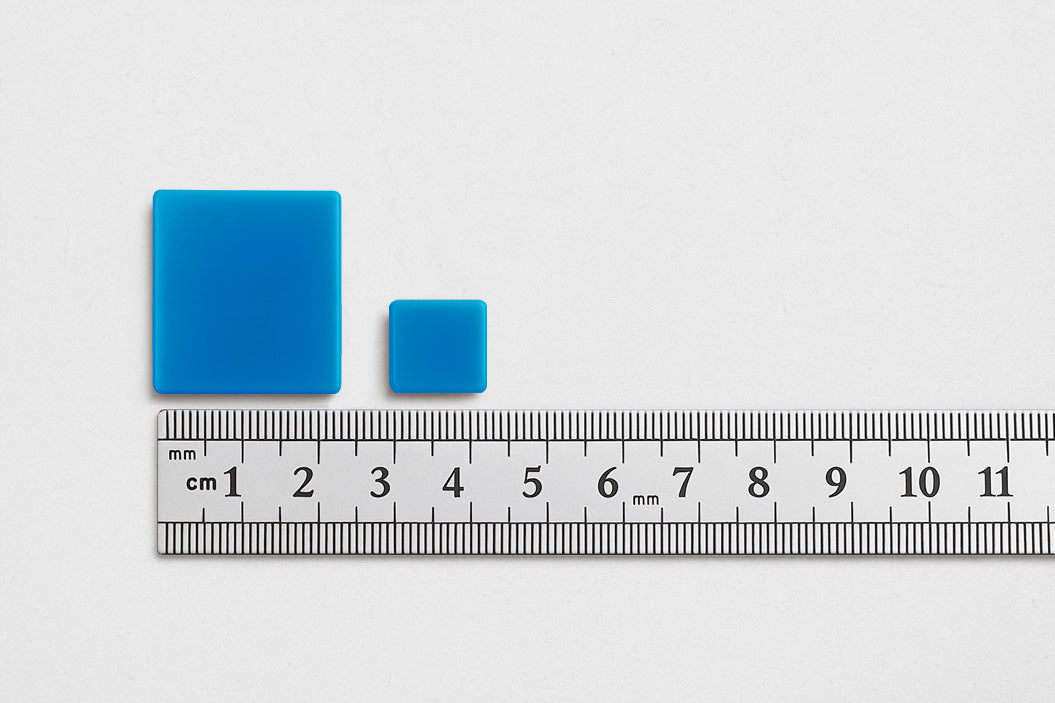 dimensions tesselles bleues mosaïque pixel art