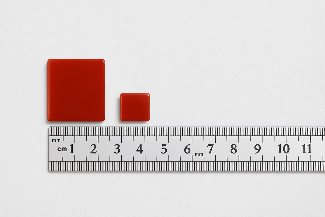 dimensions tesselles rouges mosaïque pixel art